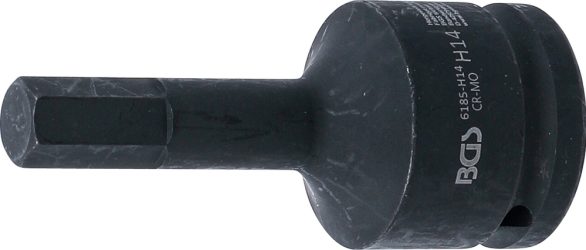 Silová nástrčná hlavice | délka 100 mm | 20 mm (3/4") | vnitřní šestihran 14 mm