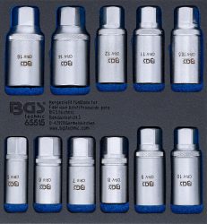 Vložka do dílenského vozíku 1/6: sada vytahováků rozpěrných šroubů | 5 - 16 mm | 11dílná