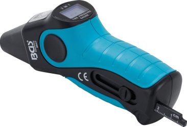 Digitální měřič tlaku v pneumatikách & měřič hloubky profilu pneumatiky | 2 v 1