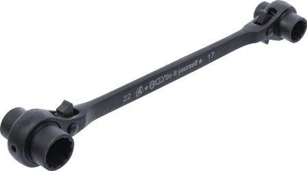 Lešenářská ráčna | 4 v 1 | 14 - 17 - 19 - 22 mm