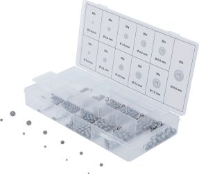 Sada ocelových kuliček | 470dílná