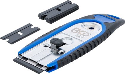 Škrabka na plakety | 40 mm | s 6 plastovými škrabacími čepelemi