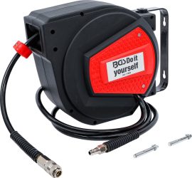 Pneumatická hadice s navíječkou | automatická | 10 m + 1