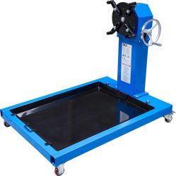 Pojízdná stolice s otočným upevněním pro práci na motoru | těžké provedení | 800 kg