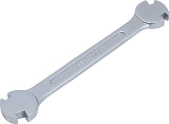 Klíč na napínání drátů ve výpletu kola