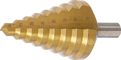 Kónický vrták | s titanovým povrchem | Ø 10 - 45 mm