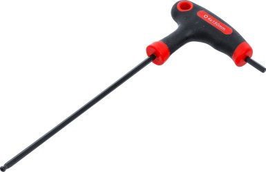 Šroubovák s T-rukojetí a boční čepelí | vnitřní šestihran / vnitřní šestihran / vnitřní šestihran s kulovou hlavou 4 mm