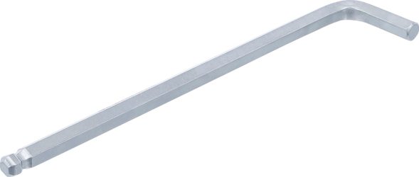 Zahnutý klíč | velmi dlouhý | vnitřní šestihran / vnitřní šestihran s kulovou hlavou 10 mm