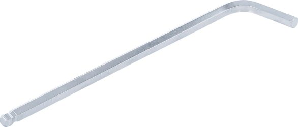 Zahnutý klíč | velmi dlouhý | vnitřní šestihran / vnitřní šestihran s kulovou hlavou 7 mm