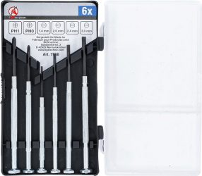 Sada hodinářských šroubováků | 6dílná