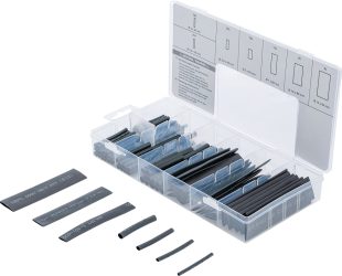 Sada smršťovacích dutinek | černé | 127dílná