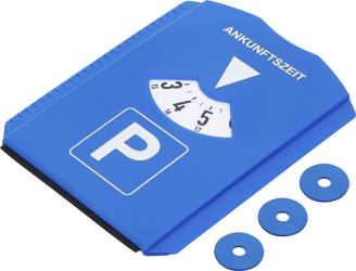 Parkovací hodiny | se škrabkou na led / gumovou stěrkou