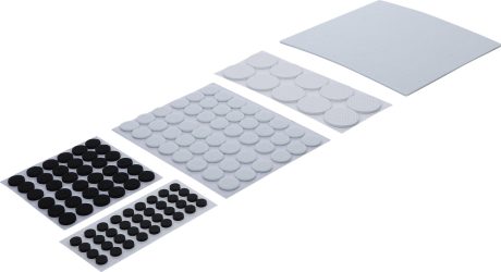 Sada filcových podložek pod nábytek | samolepicí | 131dílná