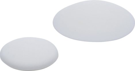 Sada nástěnných/dveřních zarážek | Ø 40 / 60 mm | 2dílná