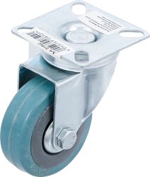 Otočné kolečko | pryž | se základnou | Ø 50 mm