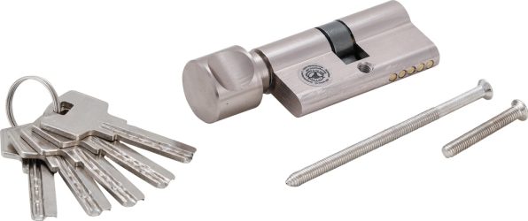 Bezpečnostní cylindrický zámek | s knoflíkem | 70 mm