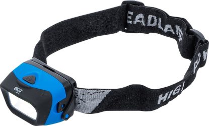 Čelová COB LED svítilna