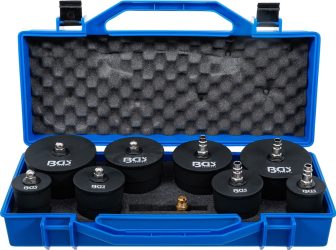 Zkušební sada v kufru pro testování systému plnicího vzduchu turbodmychadla | 9dílná