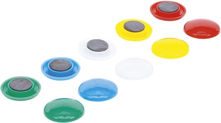 Sada magnetů | Ø 30 mm | 10dílná