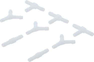 Sada hadicových spojek | odolná vůči palivům | 3 mm | 8dílná