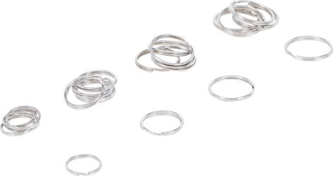 Sada kroužků na klíče | 20dílná