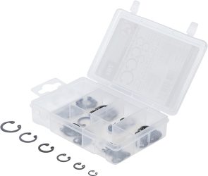 Souprava vnitřních Seegerových pojistek (rozpěrný kroužek) | Ø 8 - 19 mm | 78dílná