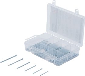 Sada soklových lišt / panelových kolíků | 100dílná