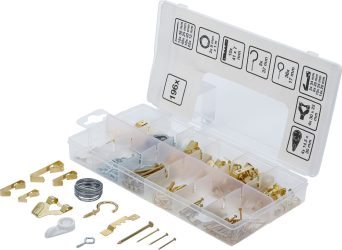 Sada háčků na obrazy | 196dílná