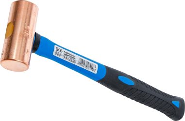 Měděná palička | sklolaminátová násada | Ø 35 mm | hlava 907 g (2 lb)