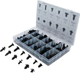 Sada příchytek čalounění a plastových rozpěrek | univerzální | 192dílná